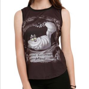 Disney Sleeveless Cheshire Cat shirt size L